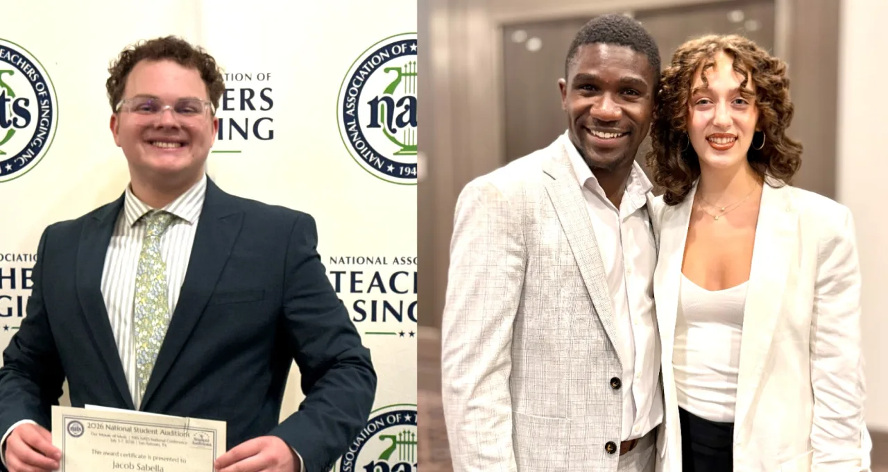 Anderson University voice students win top honors at national singing competition