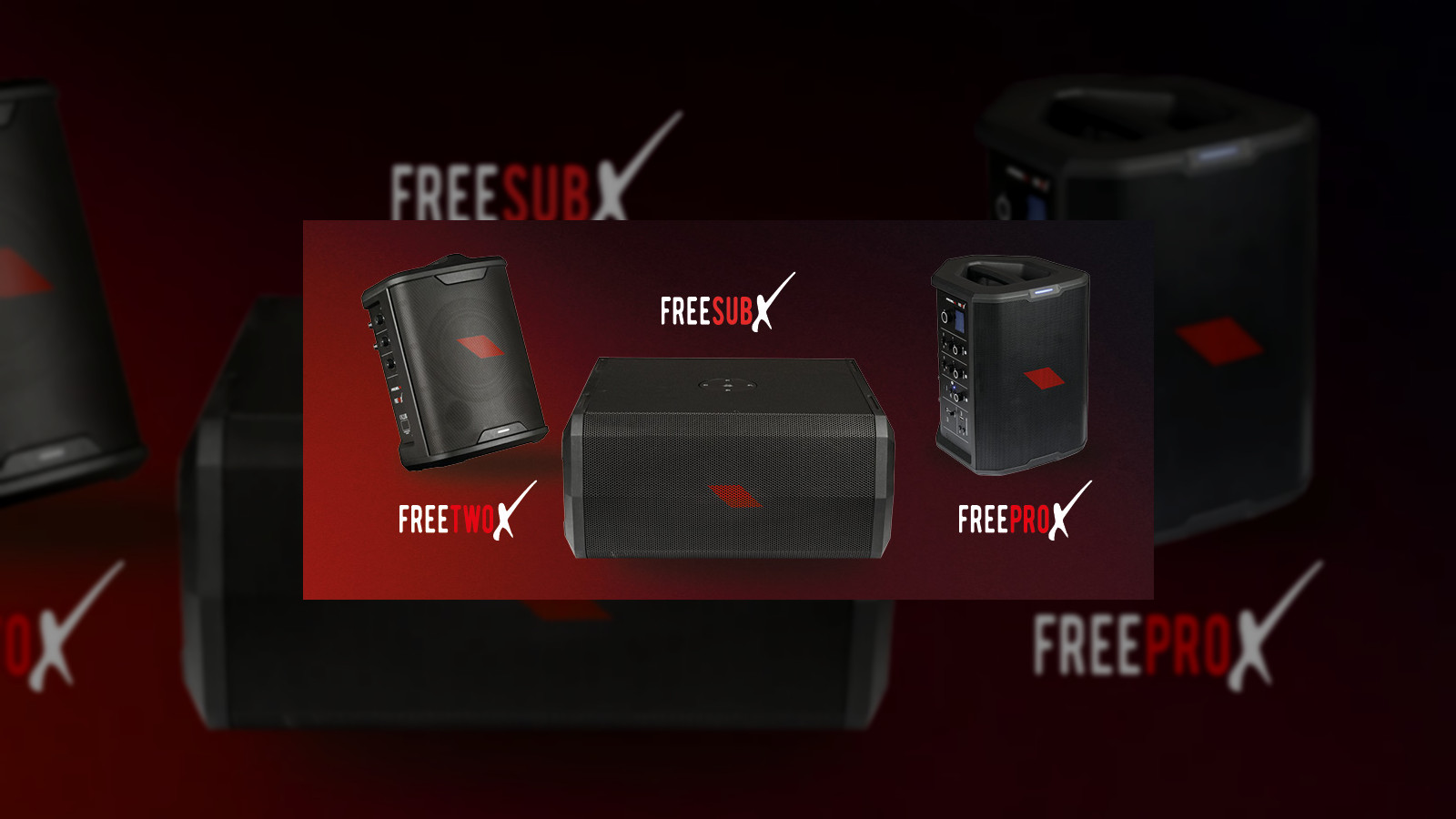 PROEL FREE Series battery-powered PA systems